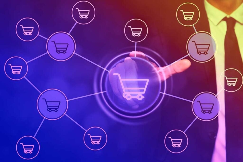 Dashboard de automação de vendas com gráficos, funil e notificações, ilustrando processos otimizados com ferramentas digitais. Dashboard de automação de vendas com gráficos, funil e notificações, ilustrando processos otimizados com ferramentas digitais.